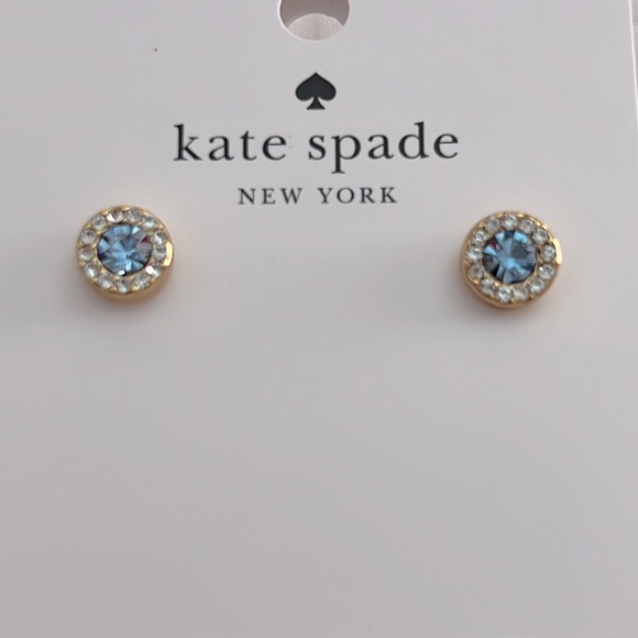 New Kate Spade You're A Gem Pave Halo Studs - Picture 4 of 7